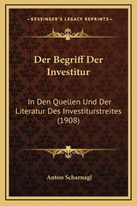 Der Begriff Der Investitur