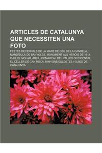 Articles de Catalunya Que Necessiten Una Foto