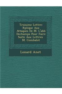 Troisi�me Lettre