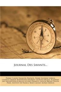 Journal Des Savants...