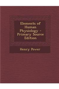 Elements of Human Physiology