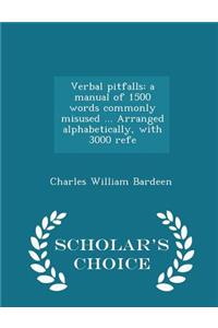 Verbal Pitfalls