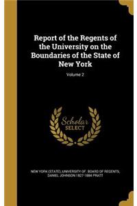 Report of the Regents of the University on the Boundaries of the State of New York; Volume 2