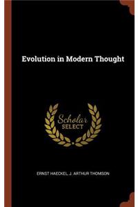 Evolution in Modern Thought