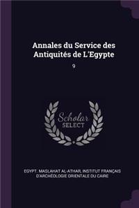 Annales du Service des Antiquités de L'Egypte