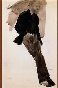 ''Edouard Manet Standing'' by Edgar Degas