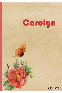 Carolyn - Butterfly Notebook / Extended Lined Pages / Soft Matte Cover