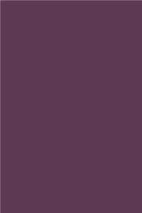 Journal Byzantium Purple Color Simple Plain Purple