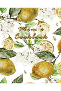 Mom's Cookbook: Blank Recipe Book