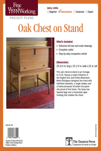 Fine Woodworking's Oak Chest on Stand Plan