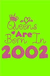 Queens Are Born In 2002 Notebook