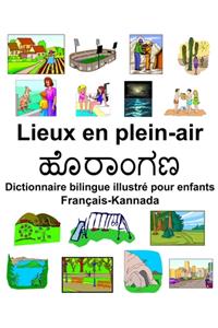 Français-Kannada Lieux en plein-air Dictionnaire bilingue illustré pour enfants