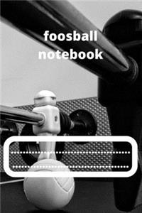 foosball notebook