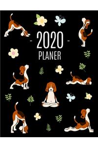 Yoga Hunde Planer 2020