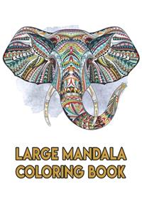 Large Mandala Coloring Book