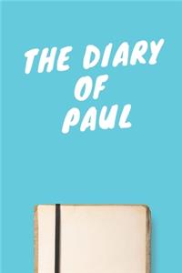 The Diary Of Paul Boys A beautiful personalized