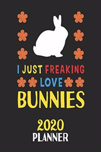 I Just Freaking Love Bunnies 2020 Planner