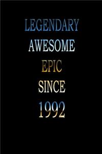 Legendary Awesome Epic since 1992
