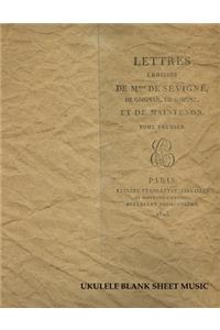 Ukulele Blank Sheet Music
