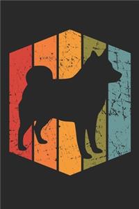 Retro Schipperke Notebook - Gift for Schipperke Lovers and Dog Owners - Vintage Schipperke Diary - Schipperke Writing Journal