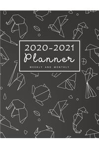 2020-2021 Weekly & Monthly Planner