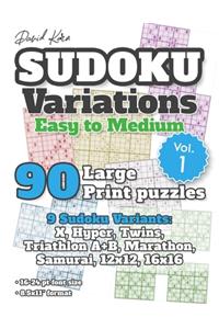 David Karn Sudoku Variations - Easy to Medium Vol 1