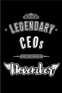 Legendary CEOs are born in November