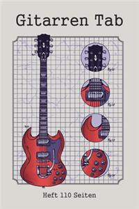 Gitarren Tab Heft 110 Seiten