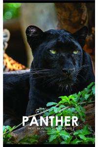 Panther Note Monthly 2020 Planner 12 Month Calendar