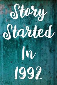 Story Started In 1992