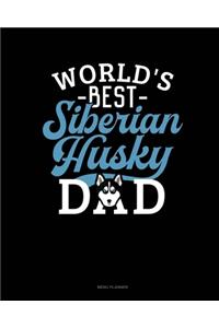 World's Best Siberian Husky Dad: Menu Planner