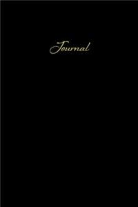 Journal: A Notebook to Write Into for Men and Women - Elegant Black Cover - Lined Journal Paper