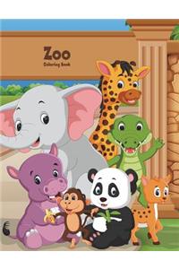 Zoo Coloring Book 1