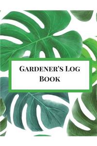 Gardener's Log Book