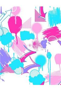 Paint Drip Composition Book