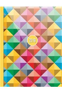 2019 Planner; Pyramid Rainbow