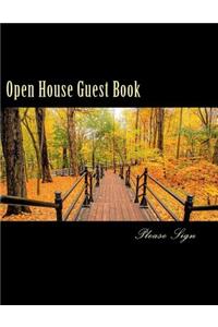 Open House Guest Book