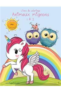 Livre de coloriage Animaux mignons 1 & 2