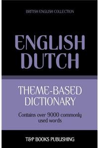 Theme-based dictionary British English-Dutch - 9000 words