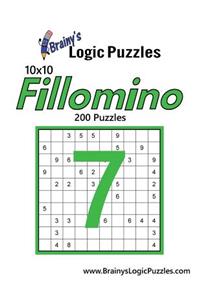 Brainy's Logic Puzzles 10x10 Fillomino #7