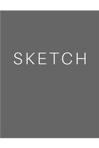 Sketch - Art Sketch Book / Gray Notebook