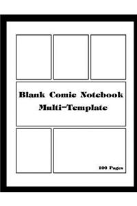 Blank Comic Notebook Multi-Template