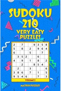 SUDOKU 210 Very Easy Puzzles