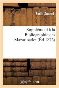 Supplément À La Bibliographie Des Mazarinades