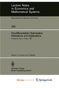 Nondifferentiable Optimization