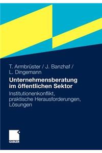 Unternehmensberatung im öffentlichen Sektor