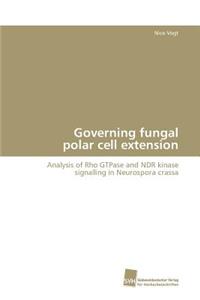 Governing fungal polar cell extension