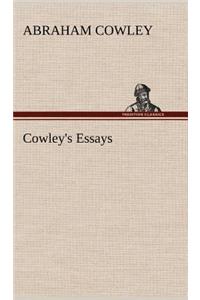 Cowley's Essays