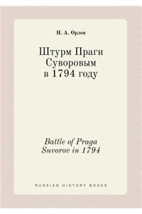 Battle of Praga Suvorov in 1794