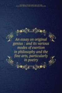 essay on original genius